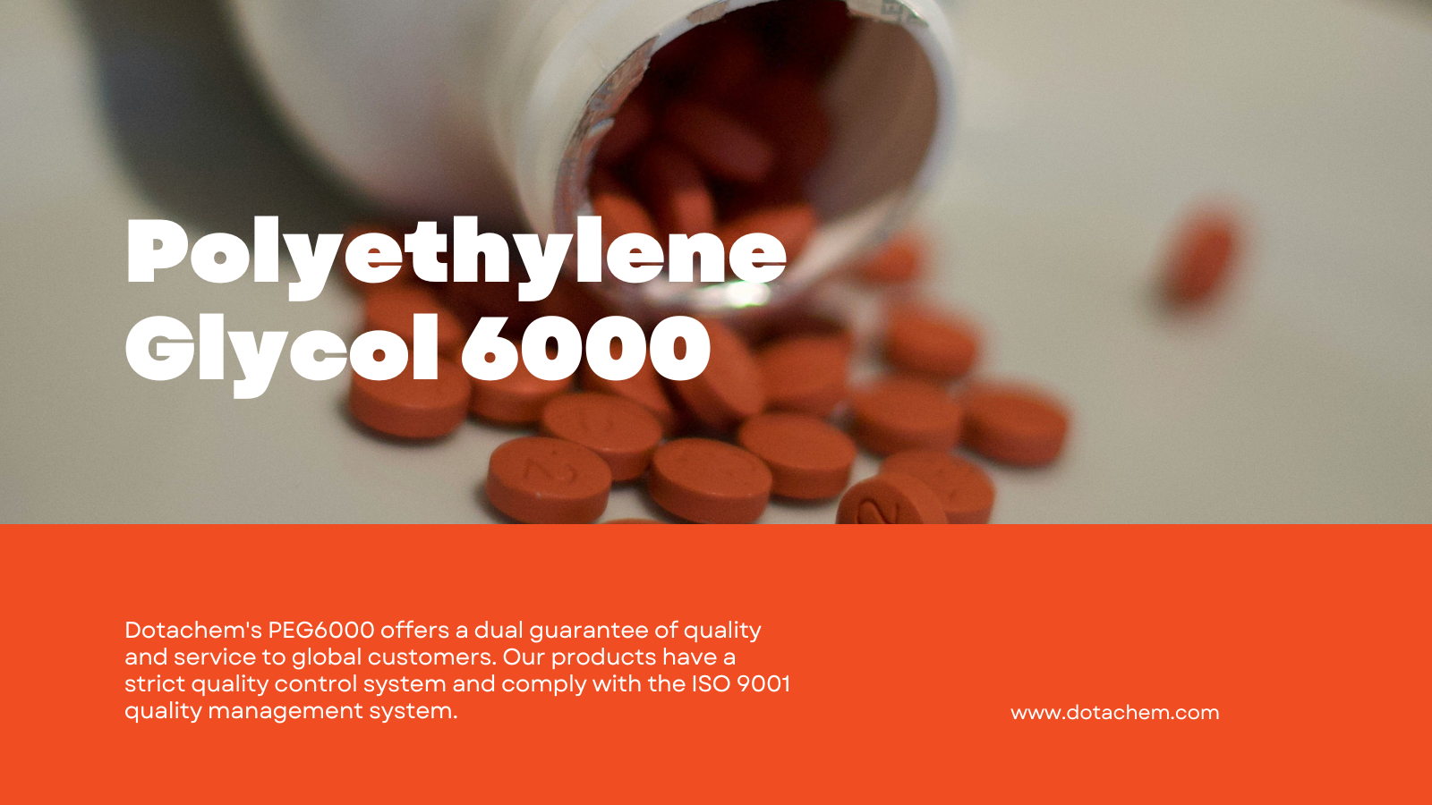 Polyethyleenglycol 6000: diverse toepassingen in het industriële veld en de kwaliteitsbesteding van Dotachem