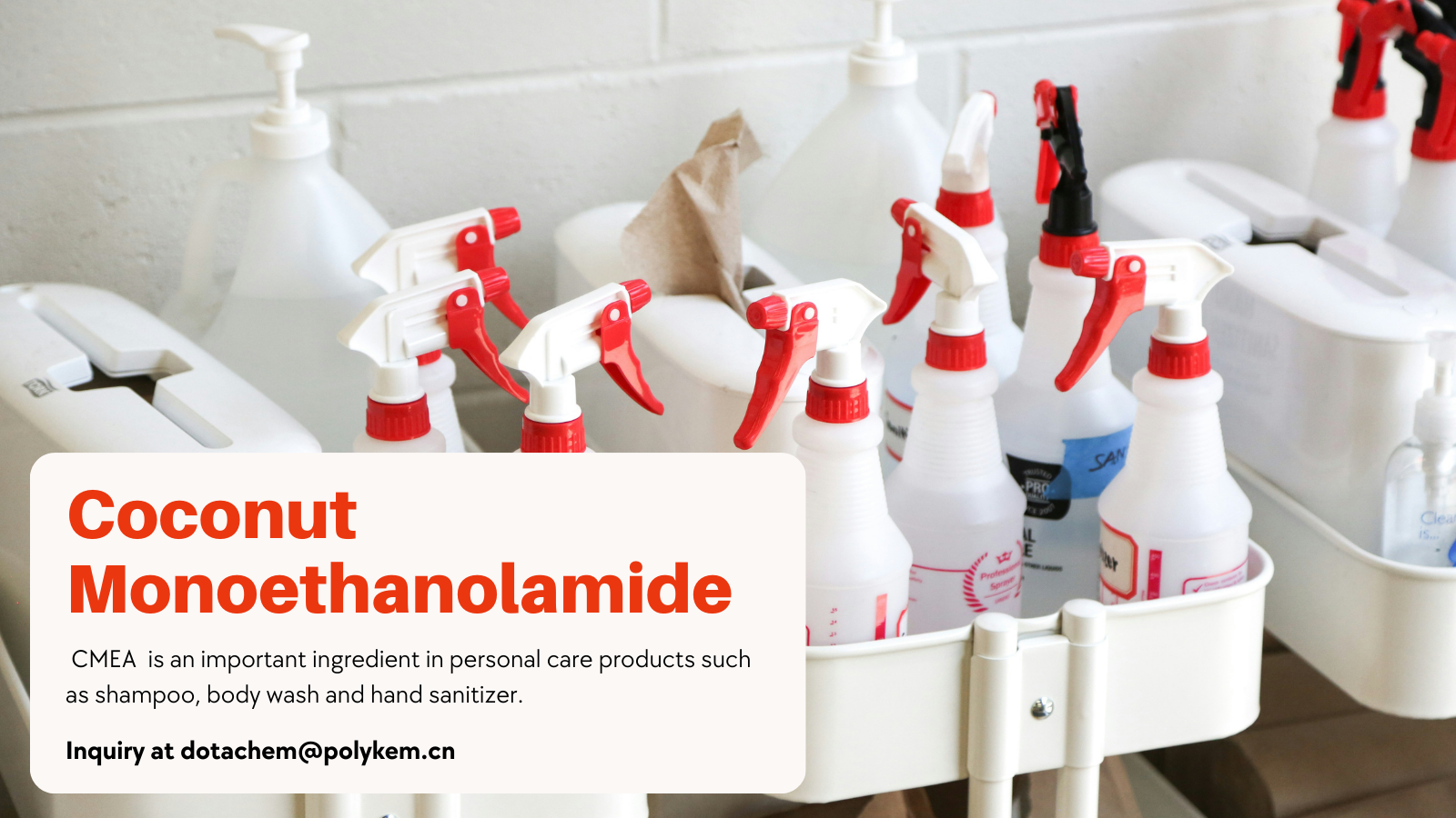 Waar wordt kokosnootmono-ethanolamide (CMEA) voor gebruikt?