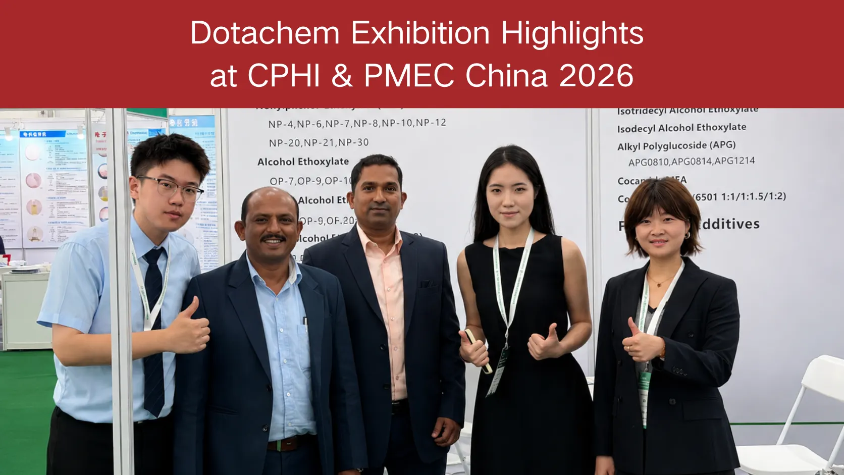 Hoogtepunten van de Dotachem-beurs op CPHI & PMEC China 2026: productbehoeften en marktfeedback